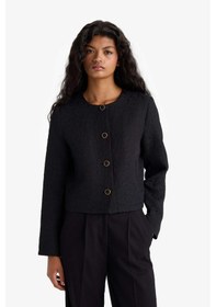 Resim Defacto Regular Fit Blazer Ceket F9130ax25wnbk81 Siyah 