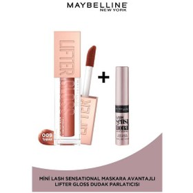 Resim Maybelline New York Lifter Gloss Nemlendirici Dudak Parlatıcısı 009 Topaz & Mini Lash Sensational Maskara Makyaj Seti pktlftrgls9crlbnc-9342 009 Topaz 