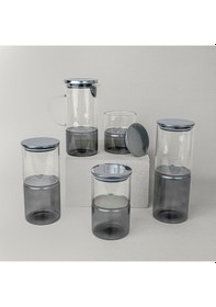 Resim Linens Dichroic Cam 1800 Ml Kavanoz Füme 
