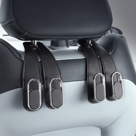 Resim 2 Stil Araç Koltuk Arkası Askıları - Dayanıklı PVC Evrensel Araç Organizatör Askılar, Dokulu Tutuşlu, 10 Renk Seçeneği Çantalar, Şemsiyeler, İçecekler için - Tüm Araçlara Uygun Yer Tasarruflu Araç Aksesuarları, Arka Kanca, Seyahat Gereçleri, Kompakt Tasarım, Sağlam Yapı, Yüksek Kaliteli Malzeme, Yolculuk Dostları 