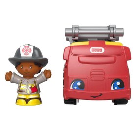 Resim Fisher Price Little People Araçlar İtfaiye Aracı GGT33-GGT34 