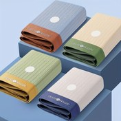 Resim 4 Adet Erkek Pamuklu Boksör Külot, %95 Pamuk %5 Elastan, Orta Esnek Örme Kumaş, Rahat Çizgili Şort İç Çamaşırı, Rahat ve Nefes Alabilir, Cilt Dostu 140gsm 