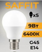 Resim Saffıt E14 9w 6400k Soğuk Beyaz Led Ampuller 221056358 