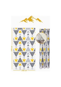 Resim Parlak Saten Mikro Kumaş Çift Kanat Çocuk Odası Fon Perde Takımı Prd0037 