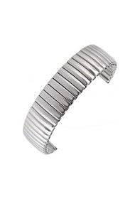 Resim Çelik Yaylı Esnek Metal Bay Bayan Saat Kordonu12-14-16-18-20-22Mm 