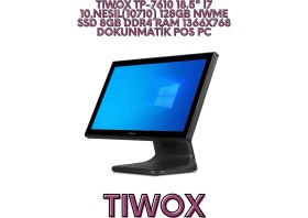 Resim Tıwox TP-7610 18.5" Dokunmatik Pos PC 128GB SSD 8GB DDR4 Ram 1366X768 Özellikleriyle 