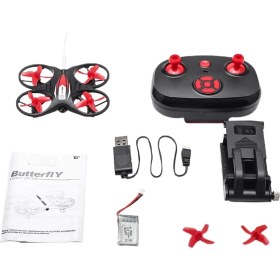 Resim Guiwuu KF608 Mini Dört Eksenli Uçak Yüksek Çözünürlüklü Hava Fotoğrafçılığı Iha Wifi Resim Iletimi Uzaktan Kumandalı Uçak Oyuncakları Çocuk Oyuncakları (Kamera Versiyonu Olmadan) (Yurt Dışından) 