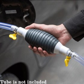 Resim 3'lü set, bir kauçuk halka + 2 sabit metal halka, araba manuel yakıt deposu yağ emme borusu yağ emme borusu kendinden emişli benzin pompası yağ emme aracı yağ emme cihazı ev için 