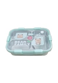 Resim Akıllıelma -laxson Beslenme Kabı Çelik İthal Bear Family Yeşil 97088 0885 Yeşil 