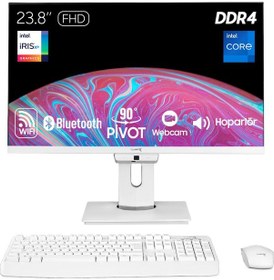 Resim Turbox TAX1714 i7-1165G7 32 GB 512 GB NVMe SSD 23.8" Free Dos AIO Masaüstü Bilgisayar 
