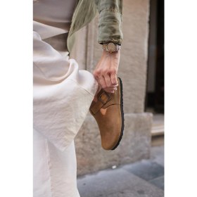 Resim Oxford Hakiki Deri Mantar Taban Ortopedik Ayakkabı 