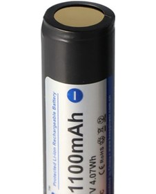 Resim Keeppower 14650 1100Mah. 3.6V 3.7V Li Ion Pil Pcb Korumalı. Boy 