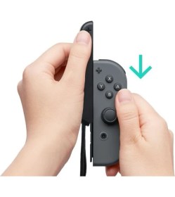 Resim Nintendo Switch Joy - Con Hand Strap Bileklik Siyah 