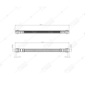 Resim SVAC 10-149 Arka Fren Hortumu Amarok 10- 