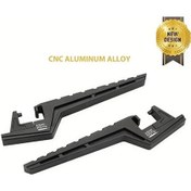 Resim Cloudstore Siyah Dayanıklı Alüminyum Alaşım Off-road Motorcycle Ayaklıkları - Ayarlanabilir Ergonomik Tasarım 