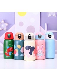 Resim Besthome1 316l Çelik, Sıcaklık Gösteren Çocuk Suluk, Metal Pipet, 580ml, Kuzey Avrupa Pembe, Dayanıklı, Pratik 