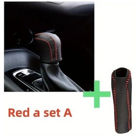 Resim Chuangyinshop 2014-2019 Toyota Corolla Innova Fortuner Vios Yaris Rav4 Vites Topuzu Kılıfı Kırmızı Koruyucu Aksesuar 