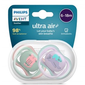 Resim Nessiworld Avent Ultra Air Emzik 6-18 Ay Kız 