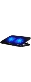 Resim CetKing M40 Gaming Laptop Soğutucu Notebook Standı, Mavi Led,14-15.6-17 Inch Uyumlu, 2 Fan, 2 USB 