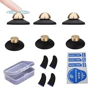 Resim 10 Pieces Phone Game Joystick Kits,6 Mobile Game Controller Triggers Touch Screen Joypad Joystick Game Controller for iPad iPhone Android Mobile Tablet,4 Anti-Sweat Thumb Gaming Finger Sleeves for 