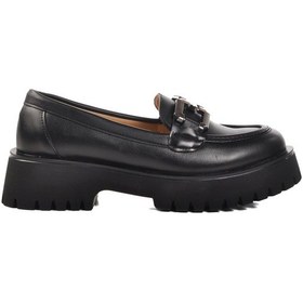 Resim Aspor Siyah Kadın Loafer Ayakkabı Çok Renkli 