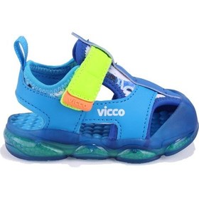 Resim Vicco Live 332B525Y217 Lacivert Ortopedik Günlük Işıklı Erkek Çocuk Spor Sandalet 