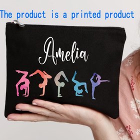 Resim Renk değişimi normal bir süreç olayıdır, kusursuz Özel Jimnastik Makyaj Çantası, Baskılı Desenli Hediye Jimnastikçi İçin Ürün, Kişiselleştirilmiş Makyaj Çantası, Jimnastik Hediyesi, Amigo Hediyesi, Jimnastik Koçu için Monogramlı Makyaj Çantası, Ürünün baskı ürünü 