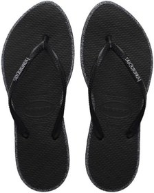 Resim Havaianas Kadın Slim Point Glitter Siyah Terlik, 4150157 