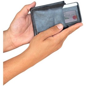 Resim Premium Serisi Özel Kutulu Lüks Deri Yatay Cüzdan Kemer Ve Kartlık Erkek Seti Siyah 