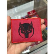 Resim Börü Motifli Büyük Boy Kumaş Patch Arkası Cırtlı Arma( Peç) 
