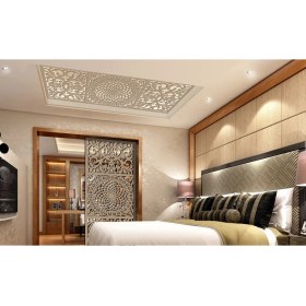 Resim Liar Ahşap Seperatör (Paravan) - KSP-204 - (18 mm) - (100 cm x 210 cm) - (Ham) 