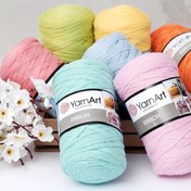 Resim YarnArt ribbon ip, spring 754 Sarı 