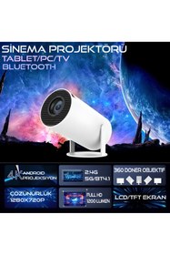 Resim nextbuy 4K Android Led Projektör 1280*720P Taşınabilir Ev Sinema Projeksiyonu Wifi Akıllı Görüntü Sistemi 