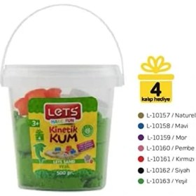 Resim Lidyada Maison Kinetik Kum 500 Gr. Siyah Plastik Kutu 