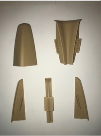 Resim Laminat Parke Süpürgelik Köşe Bağlantı Aparatı 8 Cm Sütlü Kahve 