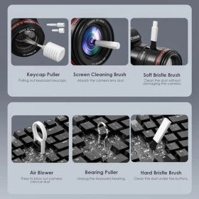 Resim Daders Home Için 21'i 1 Arada Temizleyici Kiti, Temizleme Seti, Klavye, Kulaklık, Dizüstü Bilgisayar, Telefon Şarj Bağlantı Noktası ve Ekran, Kamera Lensi, Bilgisayar, Airpod Pro, Mini 