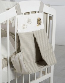 Resim Miespiga Teddy Bebek Odası Karyola Cebi 