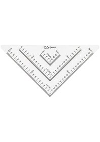 Resim Homyl Üçgen İletki Öğrenme 1/24.000 Coğrafi Cetveli Maptool 