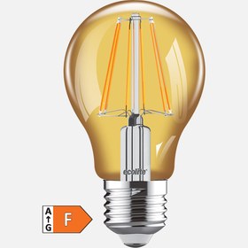 Resim Ecolite Led Filament Gold A60 7,5W E27 2200K Led Ampul 