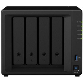 Resim SYNOLOGY Ds418a4 2gb 2x2tb Hdd 4x3.5" Sata Desteği Raıd(0-1-5-6-10) Nas Depolama Ünitesi 