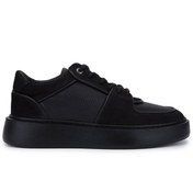 Resim Tamer Tanca Erkek Hakiki Deri Siyah Sneakers & Spor Ayakkabı 