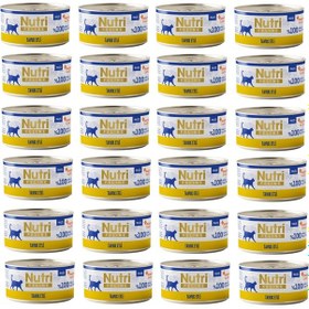 Resim Nutri Feline Tavuk Etli Pate Tahılsız Yetişkin Kedi Konservesi 70 G X 24 Adet 