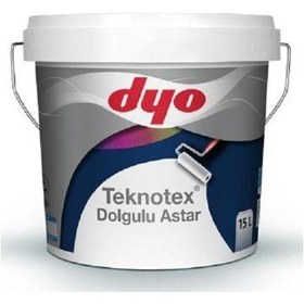 Resim Dyo Teknotex Dolgulu İç Dış Astar 7.5 Lt Beyaz 