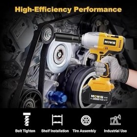 Resim Lidyahan Store Akülü Darbeli Matkap Için 21 V 4,0 Ah Lityum Iyon Akü Yedek Paketi 