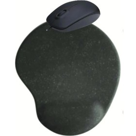 Resim Usin Siyah Kum Bilek Destekli Mouse Pad+ Kablolu Mouse Bilgisayar Faresi Notebook Pc Windows Uyumlu Mause 