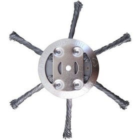 Resim Çalı Tırpanı Çelik Tel Çiftlik İçin Çim Makası Kafası 6 