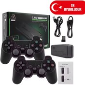 Resim SFL Product Kablosuz Retro Oyun Konsolu 10000+ Klasik Oyun, Çift Kol 2.4G Kablosuz Kontrol Cihazı 4K HD HDMI 