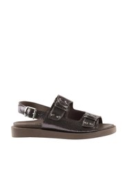 Resim Bueno Shoes Kurşun Parlak Deri Kadın Sandalet 01wu3306 
