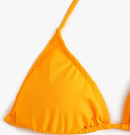 Resim Koton Üçgen İpli Bikini Üstü Basic Turuncu 4sak10202mm Turuncu 