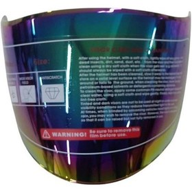 Resim Kask Camı Jk526 Raınbow Vısor 